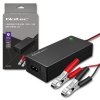 Qoltec Ładowarka do akumulatora AGM GEL STD | Prostownik 24V | 2A | 48W | LED | Kabel 1.8m